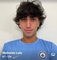 Nicholas Lulu's Men's Soccer Recruiting Profile
