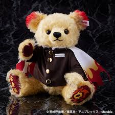 Demon Slayer Steiff Teddy Bear Kyojuro Rengoku Plush Japan limited New |  eBay