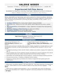 Looking for resume examples for specific industries? Nanny Resume Sample Monster Com