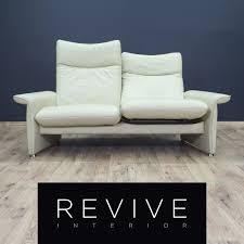 Laauser Designer Leder Sofa Creme Weiss Zweisitzer Funktion Couch Echtleder Modern 1844 Revive Interior Aussenmobel Outdoor Sofa Sofa Sessel