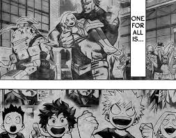 Thank you everyone… and good bye… the hero and villain struck each other, a blinding flash enveloped them both as they all cried out his name. Mysterylover Bnha Chapter 285 I M Not Ready To Say Goodbye