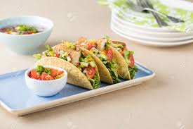 Check spelling or type a new query. Fish Tacos Shell With Tomato Beans Capsicum And Avocado Salsa Stock Photo Picture And Royalty Free Image Image 61552967