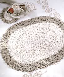 32,3 x 44,1 zoll / 82 x 112cm groß, 0,6/1,5 cm dick und wiegt ca. Oval Placemat Coaster Decke Hakeln Anleitung Hakeluntersetzer Decke Stricken Hakeln