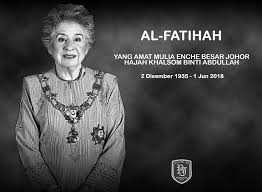 Born on 12 september 1951, she is originally of persian and pakistani descent. Pj Rangers On Twitter Merafak Sembah Takziah Kepada Dymm Sultan Johor Sultan Ibrahim Ibni Almarhum Sultan Iskandar Dan Seluruh Kerabat Diraja Johor Darul Ta Zim Di Atas Kemangkatan Yang Amat Mulia Enche Besar