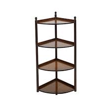 Cherry louis phillipe 5 shelf corner open bookcase. Dporticus 4 Tier Bamboo Wall Corner Shelf Display Stand Freestanding Modular Shelving Bookcase Shelf Home Furniture Cherry 39 Inch Buy Online In Bahamas At Bahamas Desertcart Com Productid 59595721