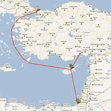 Image result for gaza strip turkey map