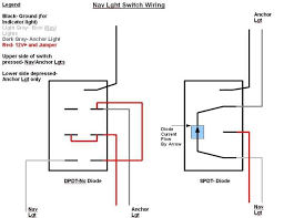 When wiring this switch you can choose if you'd like to illuminate it because of the independent lamp attached to terminals 8 and 7. Nav Anchor Light Switch Diode The Hull Truth Boating And Fishing Forum Light Switch Wiring Electrical Switch Wiring Wiring Diagram