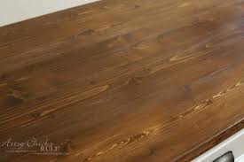 Most glues aren't strong enough to hold planks of wood together indefinitely without help, however, so woodworkers usually add. How To Make A Diy Wood Countertop Easier Than You Thought Artsy Chicks Rule