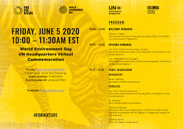 This day is celebrated to raise global awareness of the need to take positive environmental action. Join The World Environment Day Virtual Commemoration In New York World Environment Day