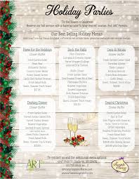 Christmas prime rib dinner beats a traditional turkey dinner any day. 2019 Holiday Season Menu Art Catering Events
