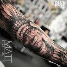 Have been contemplating an american themed piece for a while. Part 1 Of Native American Themed Blvk Temple Tattoo Cairns ÙÙŠØ³Ø¨ÙˆÙƒ