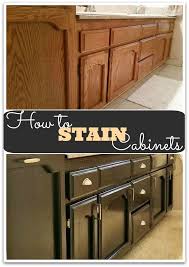 Chinese huali rosewood brown 3 shelves bookcase display cabinet cs5716s default title. How To Gel Stain Cabinets She Buys He Builds