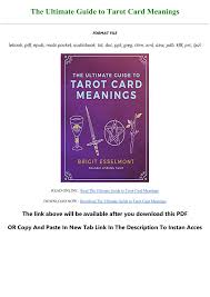 You may use the text freely, without restriction, in any way you wish. Download The Ultimate Guide To Tarot Card Meanings Full Books Flip Ebook Pages 1 3 Anyflip Anyflip