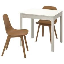 Odger Chair White Beige Ikea In 2020 Chair Ikea Small Dining Table