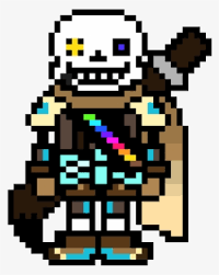 Undertale ink!sans fangame phase 3! Ink Sans Sprite Ink Sans Pixel Art Png Image Transparent Png Free Download On Seekpng