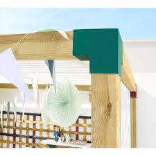 Systemes Diy Pour Pergola Et Cloture Pergola Poteau Bois Jardins En Bois
