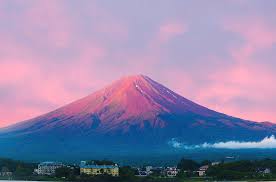 Mount Fuji Detail Sunrise Kawaguchiko Red Cone Sky Photograph By Pius Lee