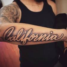 To achieve this effect, the tattoo artist uses shading to create the illusion of a part of your skin missing, with the letters showing underneath. Image Result For Babe Tattoo Lettering Tattoo Designs Men California Tattoo Tattoos