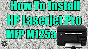 دارای ابعاد 420*362*254 میلیمتر و وزن 8 کیلوگرم است. How To Install Hp Laser Jet Pro Mfp M125 126 Printer On A Wireless Network In Laptop Computer Youtube