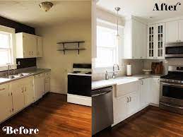 Furthermore, it is excellent to compare before and after kitchen renovation results that are available so that it will inspire both the design and process of remodeling. Small Kitchen Ideas On A Budget Before After Remodel Pictures Of Tiny Kitchens Clever Diy Ideas Budget Kitchen Remodel Kitchen Remodel Small Small Kitchen Makeovers
