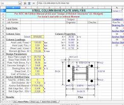 baseplt9 steel column base plate analysis per aisc 9th ed