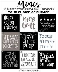 6124 Bathroom Humor Minis Bathroom Humor Funny Bathroom Signs Bathroom Signs