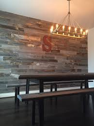 Reclaimed Weathered Wood Dining Room Walls Stick On Wood Wall Wood Walls Bedroom