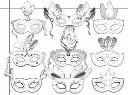 Animal masks (164) masquerade masks (36) tribal masks (20) cartoon character masks (95) fantasy masks (47) people masks (51) superheroes masks (25) halloween masks (44. Masquerade Printable Coloring Masks Carnival Coloring Paper Etsy