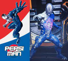 He appeared in a total of 13 pepsi commercials and several video games. My Attempt At Making Pepsi Man Warframe