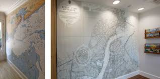 Custom Printed Nautical Charts Wallpaper