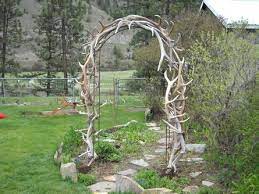 Elk Antler Garden Arch Camoflauge Wedding Camouflage Wedding Antler Themed Wedding