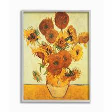 Van gogh sunflowers minus stars. Stupell Industries Van Gogh Sunflowers Classic By Vincent Van Gogh Painting Wayfair