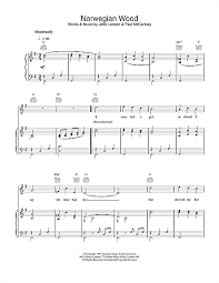 The Beatles Norwegian Wood This Bird Has Flown Sheet Music Notes Chords Score Download Printable Pdf In 2020 Sheet Music Notes Beatles Sheet Music Sheet Music