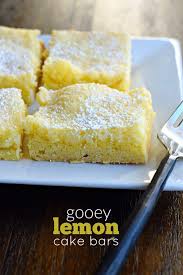 Turn Your Favorite Gooey Butter Cake Into A Lemon Dessert Lemon Cake Bars Will Make You Quite Happy And No Cake Bars Recipe Lemon Cake Bars Lemon Bars Recipe