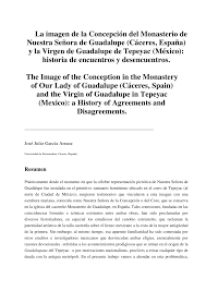 Indira montes y las flores. Pdf La Imagen De La Concepcion Del Monasterio De Nuestra Senora De Guadalupe Caceres Espana Y La Virgen De Guadalupe De Tepeyac Mexico Historia De Encuentros Y Desencuentros