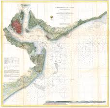 1866 Us Coast Survey Nautical Chart Of Charleston Harbor South Carolina By Paul Fearn