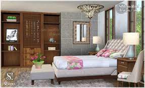 All eps and sps used Alfazema Bedroom At Simcredible Designs Social Sims Sims House Sims 3 Rooms Sims