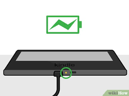 When kindle is charging, there will be a lightning bolt on the screen. How To Charge A Kindle 15 Steps With Pictures Wikihow