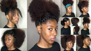 10 quick & easy natural hairstyles under 60 seconds! 16 Natural Hairstyles For Black Women Short Medium Natural Hair Natural Hair Styles Easy Medium Hair Styles Natural Hair Styles