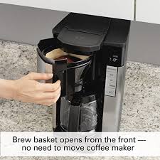 It's perfect for small kitchens or any place where you'd like to conserve space. Hamilton Beach Programmable Coffee Maker 12 Cup Carafe With Easy Refilling Access Sale Coffee Makers Shop Buymorecoffee Com