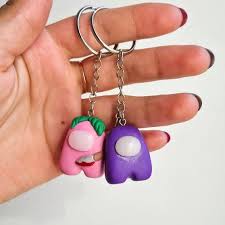 Among Us Charm Among Us Keychain Gift For Girl Gift For Boy Etsy In 2020 Gifts For Boys Keychain Gifts For Girls
