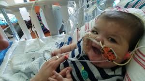 Aunt Vicky's great-nephew smiling again