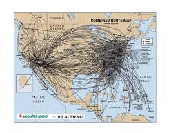 Breeze airways (initially moxy airways) is a planned airline in the united states due to begin operations in 2021. Airline Maps Combined America West Us Airways Route Map May