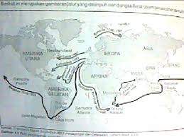 Kisah perjalanan marco polo ke dunia timur (cina) yang tertuang dalam buku yang ditulis oleh temannya. Peta Indonesia Peta Rute Perjalanan Bangsa Eropa Ke Indonesia Beserta Penjelasannya