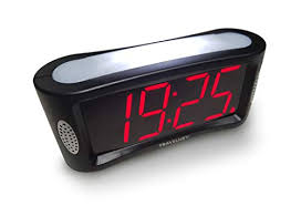 Digital alarm clock large mirrored led display snooze function workday alarm dimming mode beside clock for bedroom. Best Alarm Clock With Dim Light Home Panache