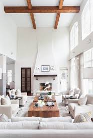 The easiest and most common layout is to put your tv above the fireplace. 20 Living Room Designs With Fireplaces Large Living Room Layout Rectangular Living Rooms High Ceiling Living Room