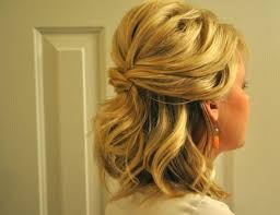 Pin By Ellensandison On Wedding Short Hair Lengths Short Wedding Hair Half Updo Hairstyles