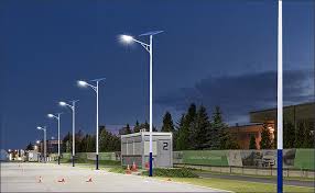 How do outerdoor led solar street lights work?