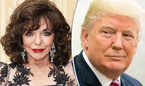 Collins is the recipient of several accolades, including a gol. Dame Joan Collins Admits Donald Trump Wanted Her To Move Into Trump Tower Celebrity News Showbiz Tv Express Co Uk