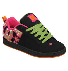 Black And Pink Womens Dc Shoes Pin On Shoes